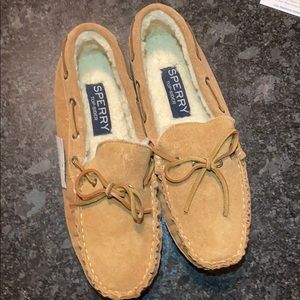 Sperry Men’s Shearling Slippers Size 11